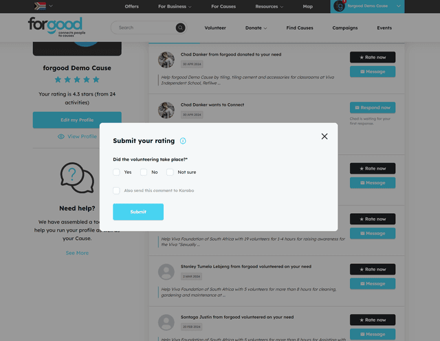 Why and How to Rate Donors & Volunteers on forgood
