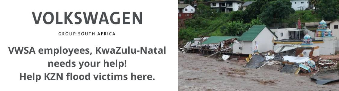 Volkswagen Group South Africa helping KZN flood victims