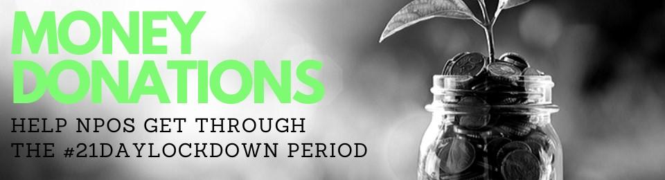 Donate money to help NPO's stay afloat during #lockdown