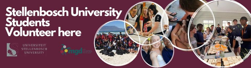 Stellenbosch University Volunteers - MGD Engaged Citizenship