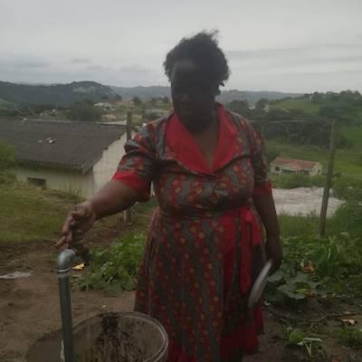 Borehole at Philangezwi ECD & Community Centre providing clean and fresh water to the community.