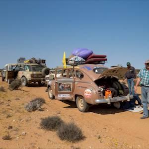 Nuts & Bolts Rally raising awareness and funds for #loveyournuts
This is what they do: With old cars (25 years and older) on non-tarred roads for 1450 km they simulate a cancer journey ... it’s tough, it’s exhausting, full of obstacles and challenges!
And you need buddy support!