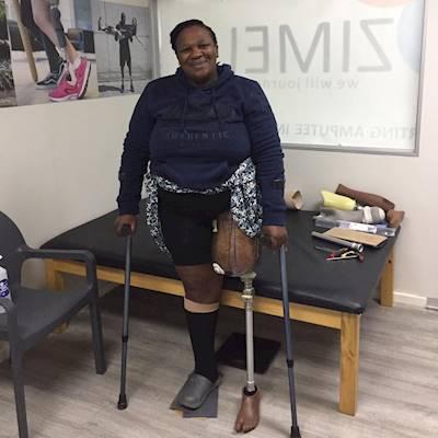 Standing on two legs for the first time in 8 years