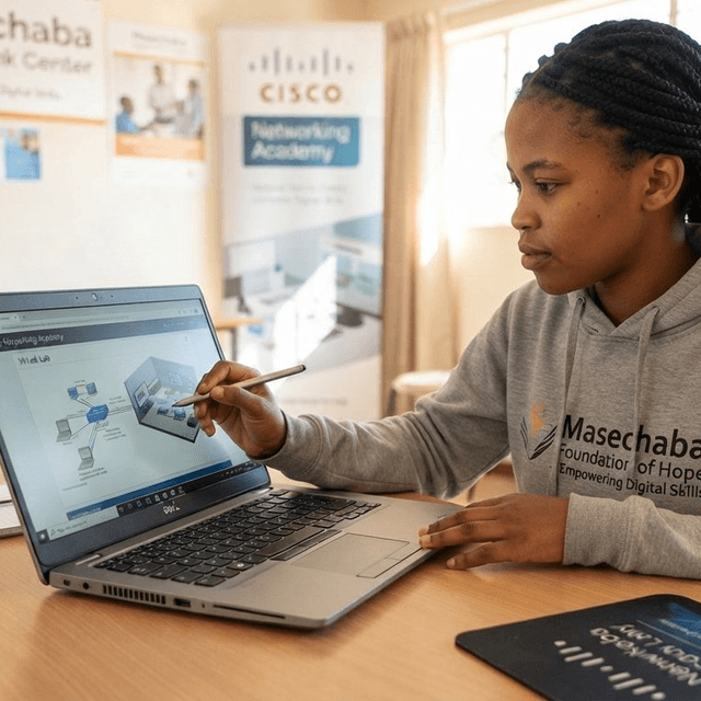 Help Masechaba Foundation of Hope by donating refurbished laptops & computer hardware for 300 black youth studying IT