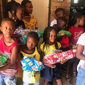 Our young beneficiaries receive Christmas gifts