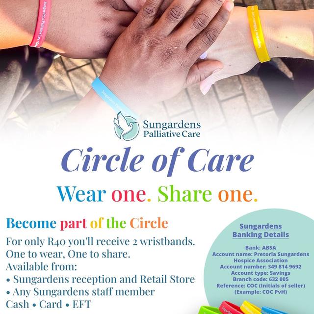Help Pretoria Sungardens Hospice Association with 5 volunteers for Adults