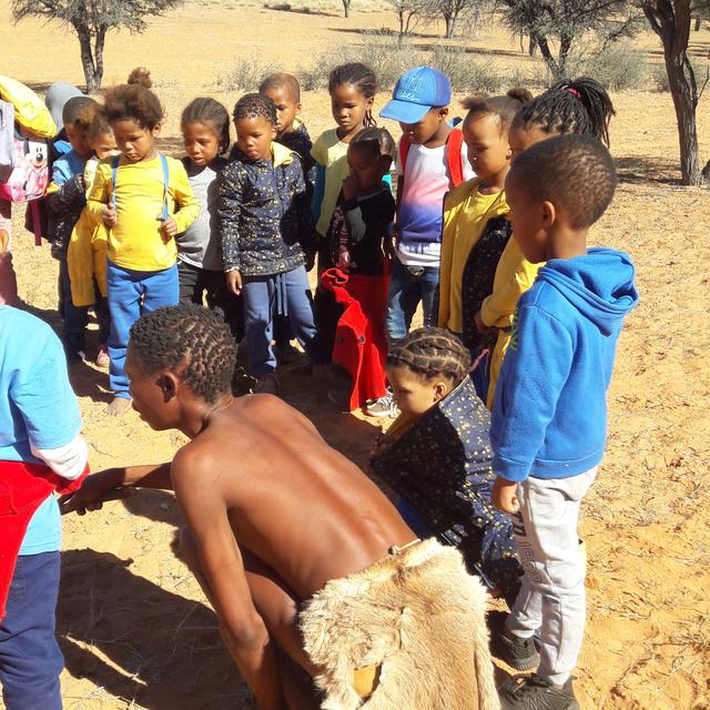 Help Eland School by Classroom equipment, school books and stationery, food for First Phase children