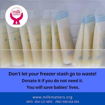 Donate your freezer stash!