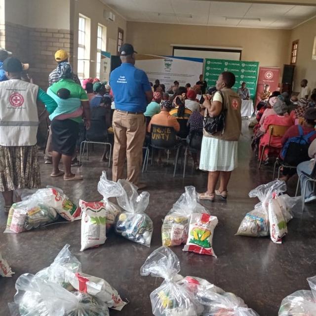 Help The South African Red Cross Society by donating non-perishable food for adults and babies