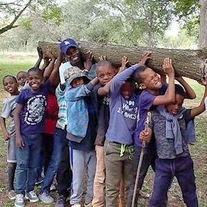 Boys in the bush