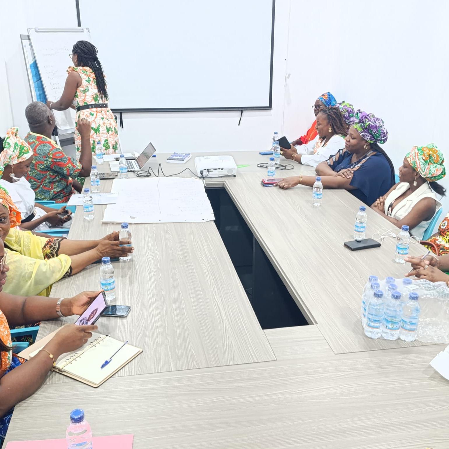 Orientation sur les VBG au siège de Médecins Humanistes lors de la célébration de la Journée internationale de la Femme