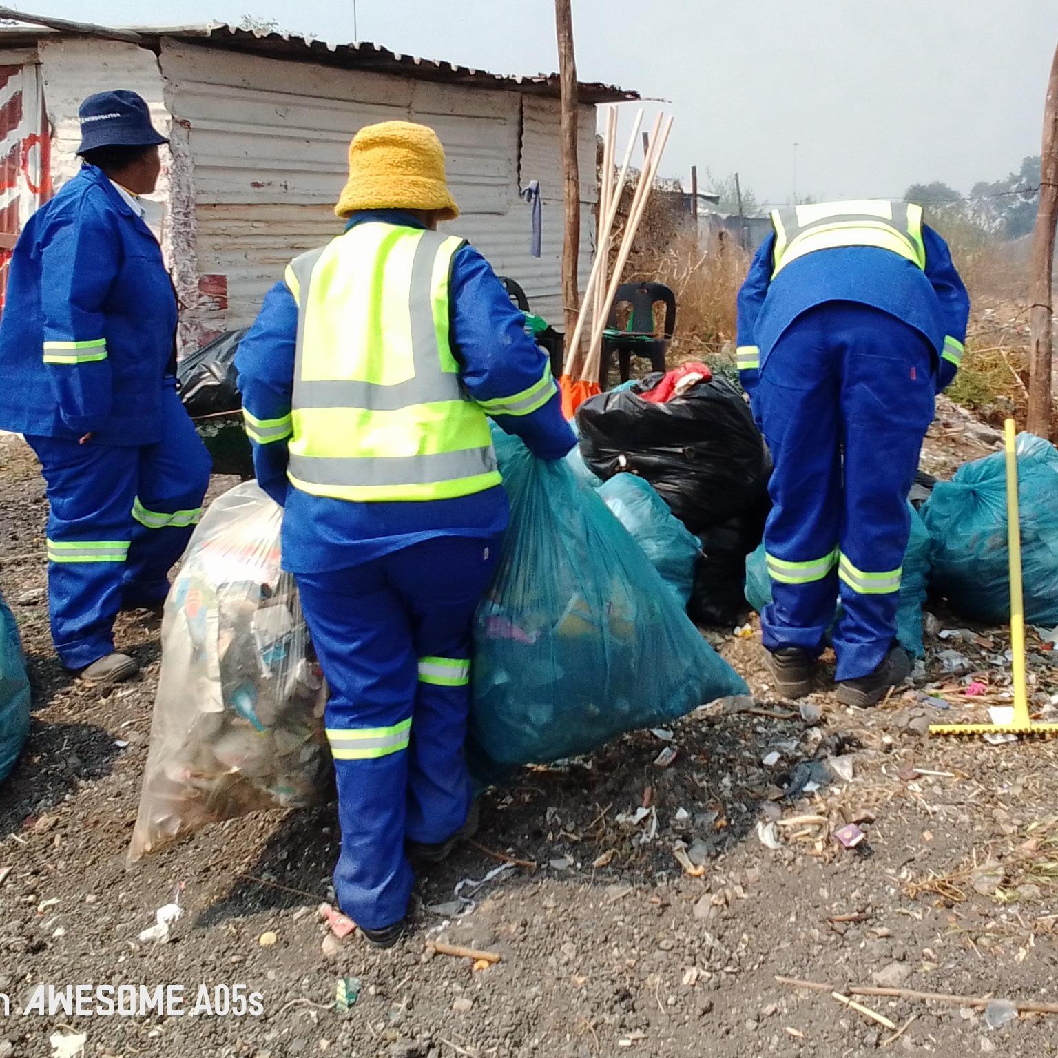We Collecting wastes illegal dumping sites