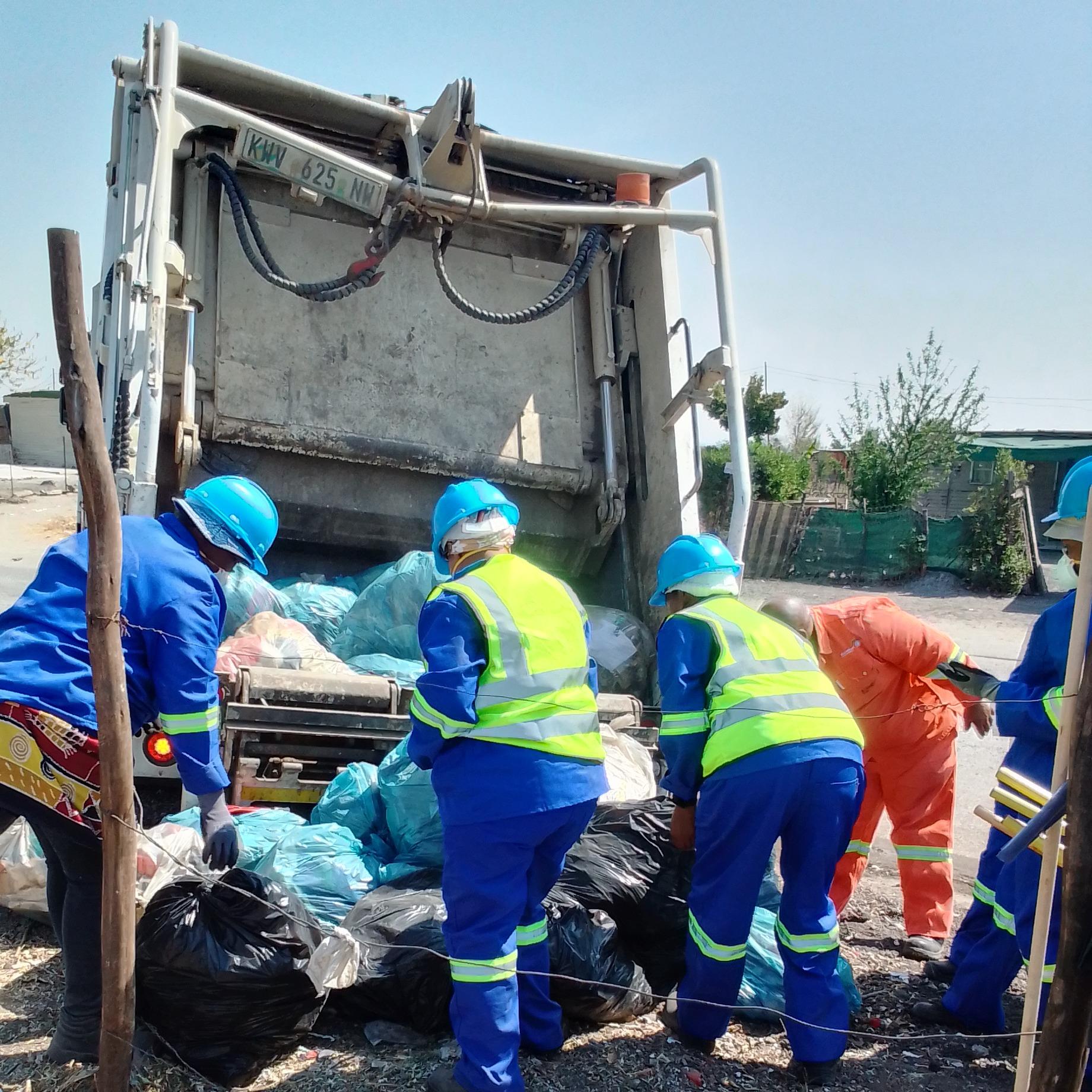 Local Municipal Wastes Collection in illegal dumping sites