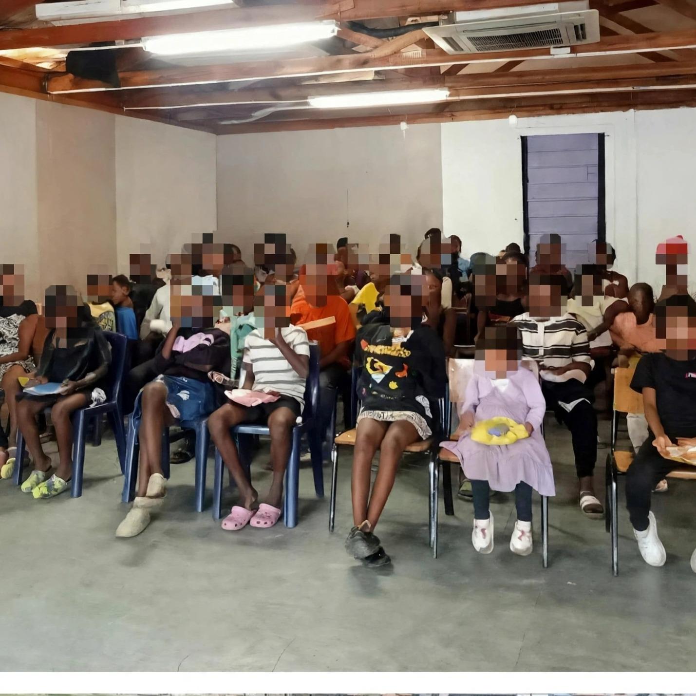 Gugulethu centre where we feed 500 children weekly