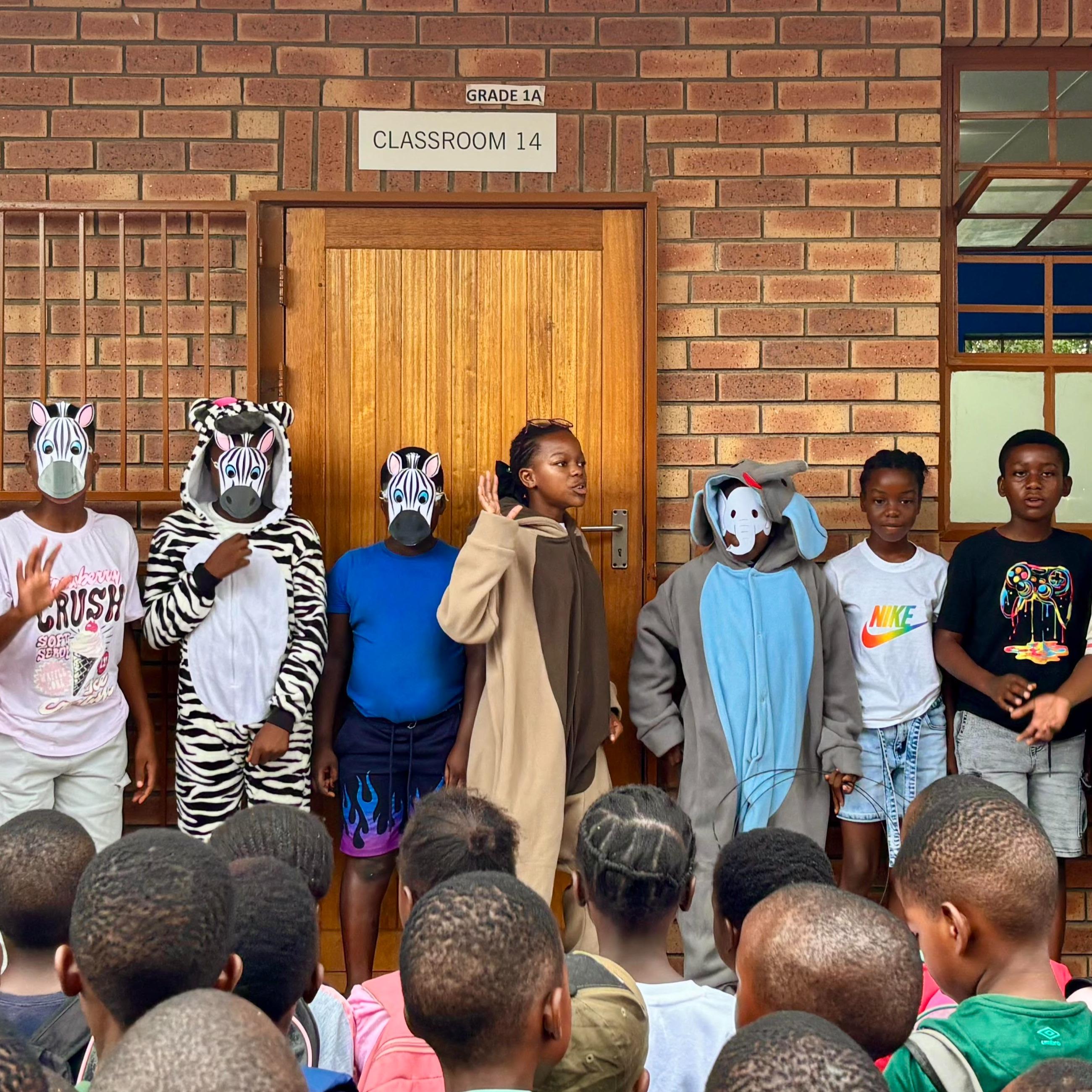 Wildlife Crime Campaign in one of the schools we work with