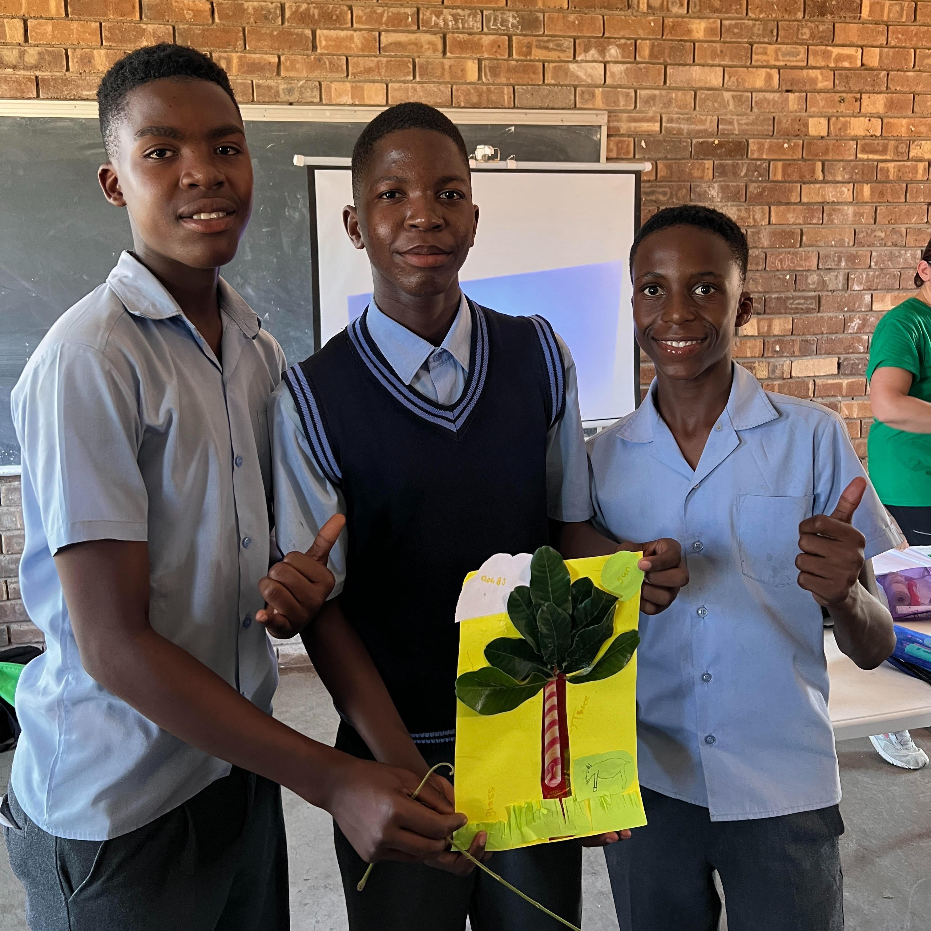 Proud students at Eco-Club!