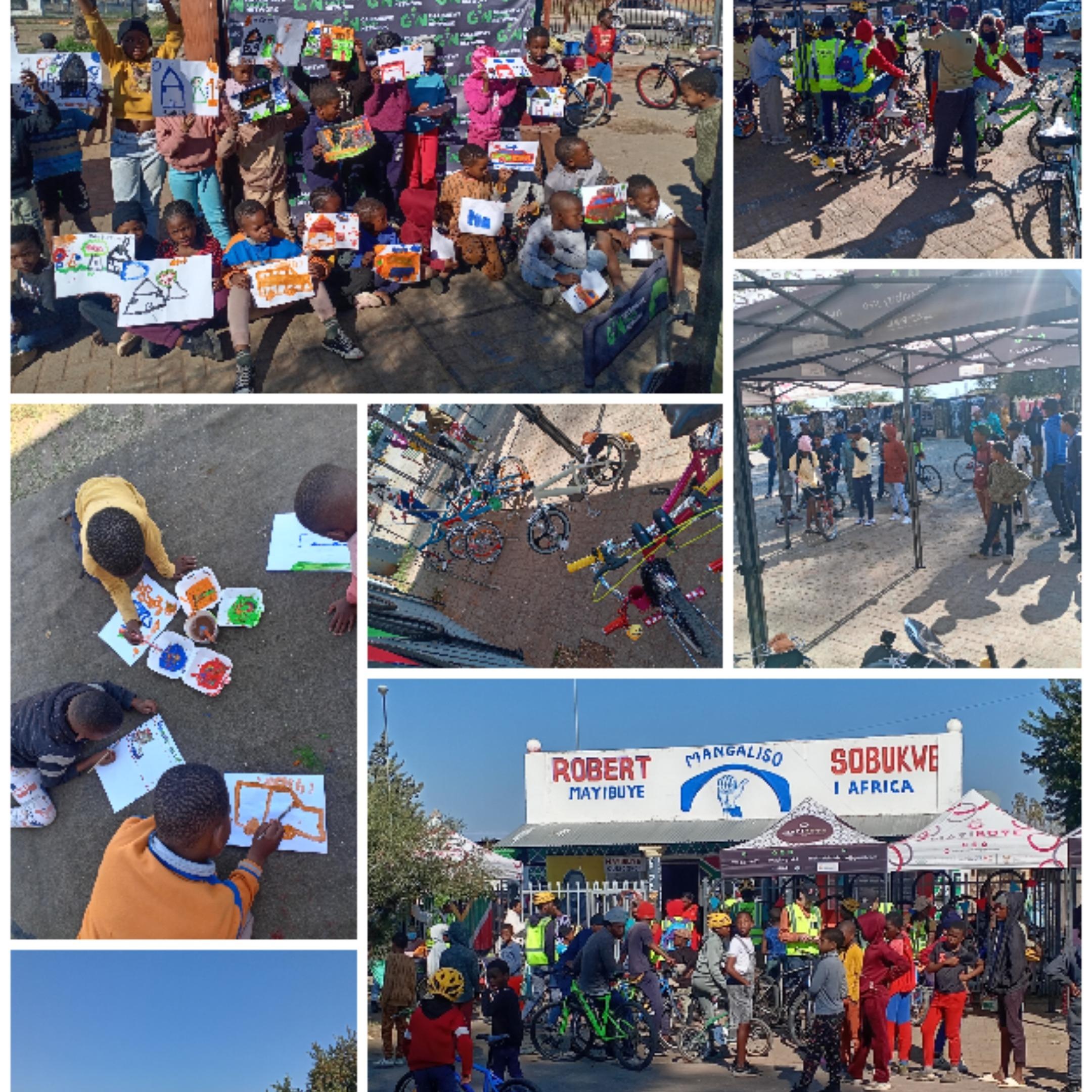 JUNE 16 - BICYCLE PARADE 2026 Our Bicycle Parade was the first in Kimberley to benefit 150-200 participants of all ages featuring youth from Roodepan, Phutanang, Galeshewe , Colville, Santa, Club 2000, Hulana, Seochwareng and No5. With a mix of stance bikes, classic bikes, vintage cruisers and mountain bikes this parade brought everyone together .