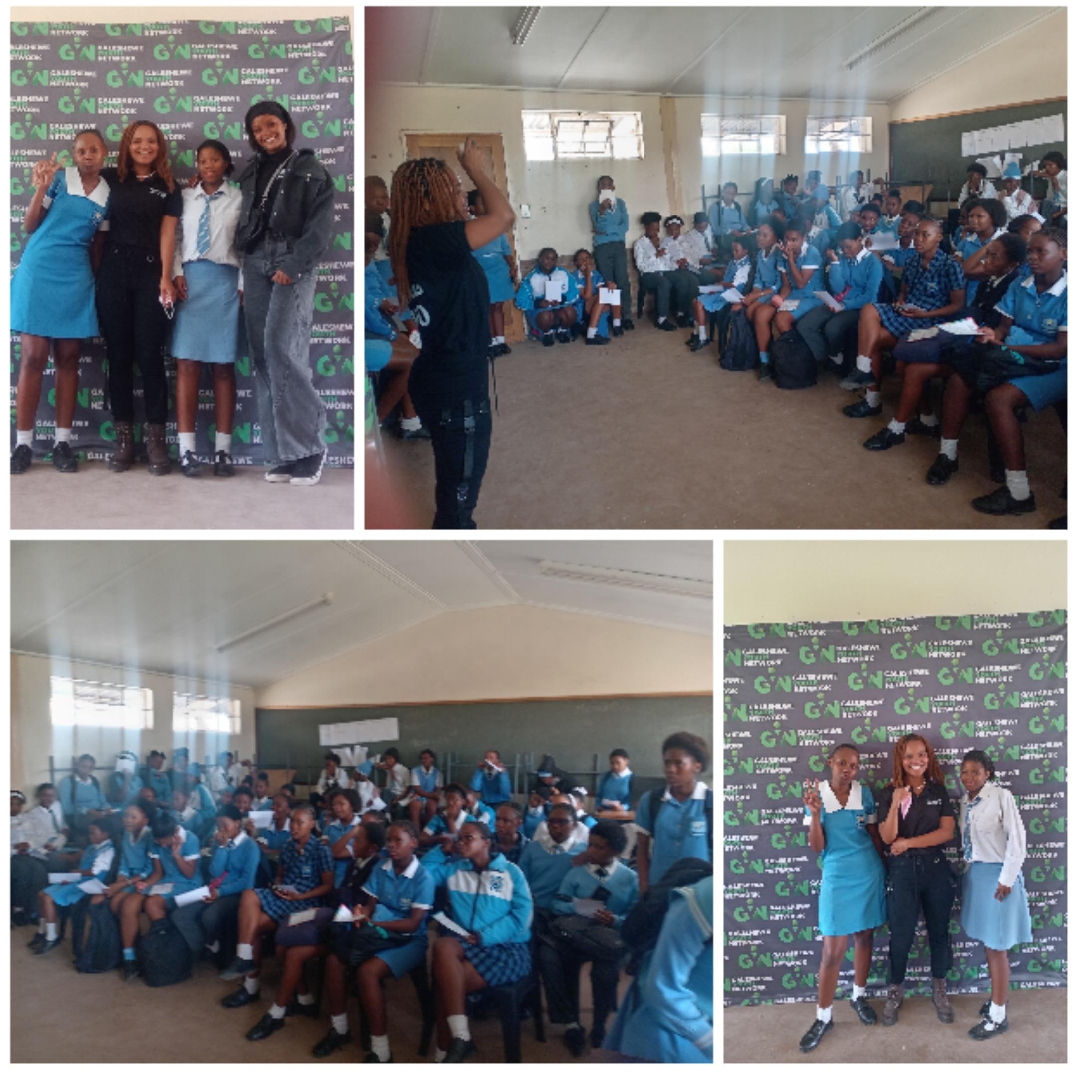 Menstrual cup and hygiene sessions which is ongoing for young females in and out of school informing them of menstrual hygiene and donating menstrual cups to those in need.