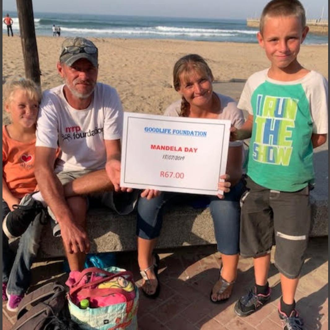 Mandela Day beach cleaning