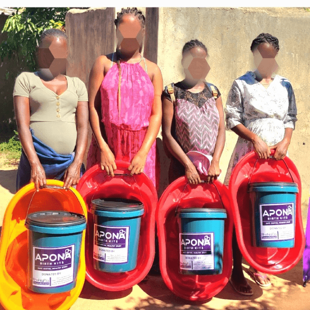 APONA BIRTH KITS : We provide complimentary, two-tiered packages of essential childbirth and newborn supplies to vulnerable expectant teen mothers in Zimbabwe. The kits incentivize facility-based deliveries while serving as a practical safeguard for safer, more dignified births. Tier 1: Newborn Starter Pack Postpartum support for mothers and infants, tailored to individual needs. Tier 2: Clinical Delivery Kit Sterile tools enabling hygienic facility births. Please sponsor one today!