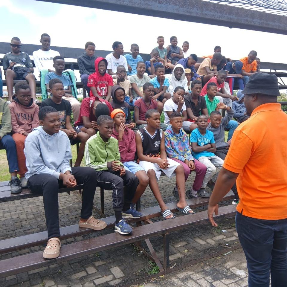 Boys championing Change session