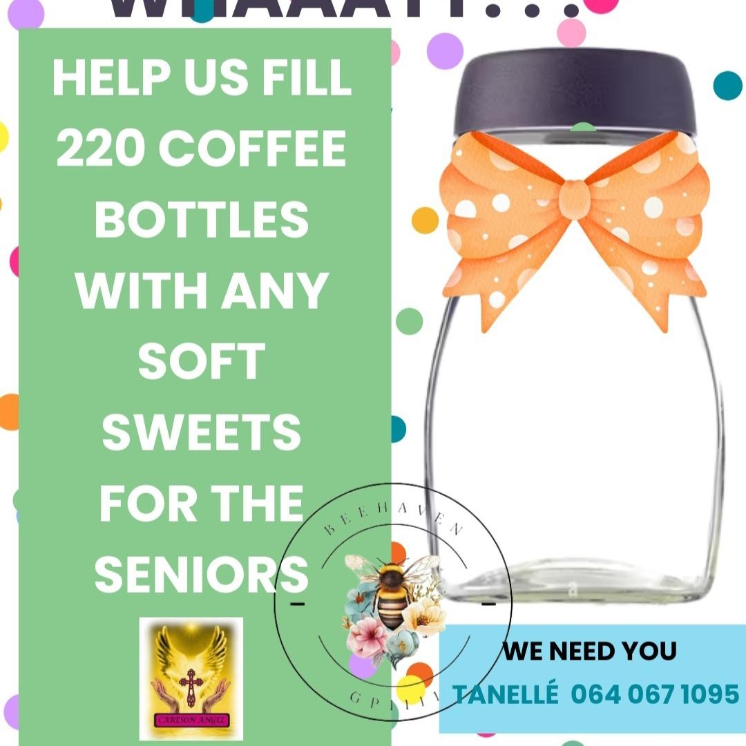 Help us to fill a bottel for christmas