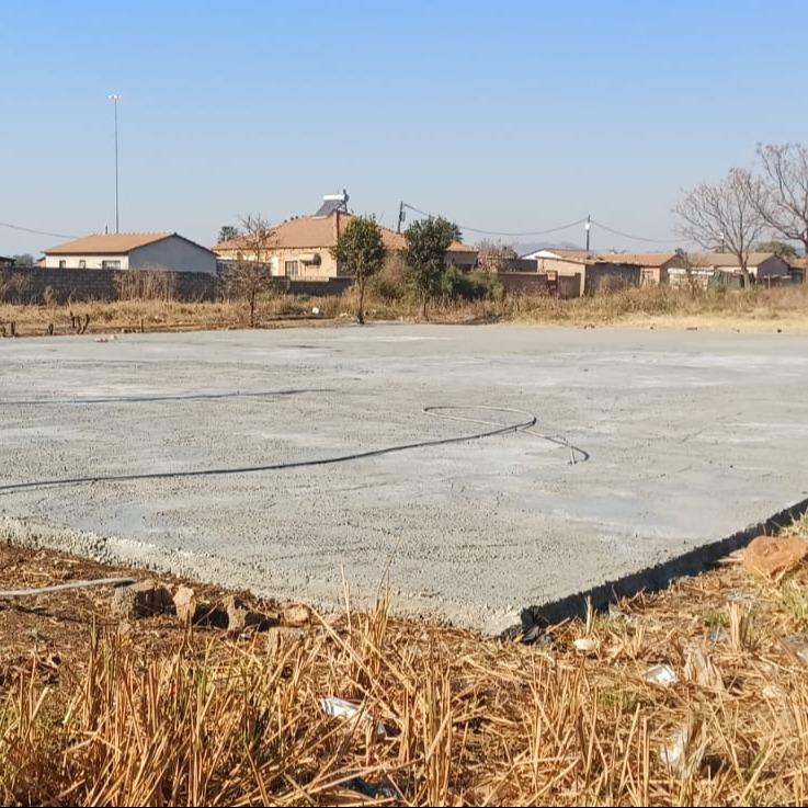Paved our 30x20sqm piece of land