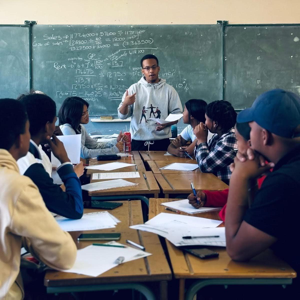 Academic Tutoring at IkamvaYouth's Atlantis Branch