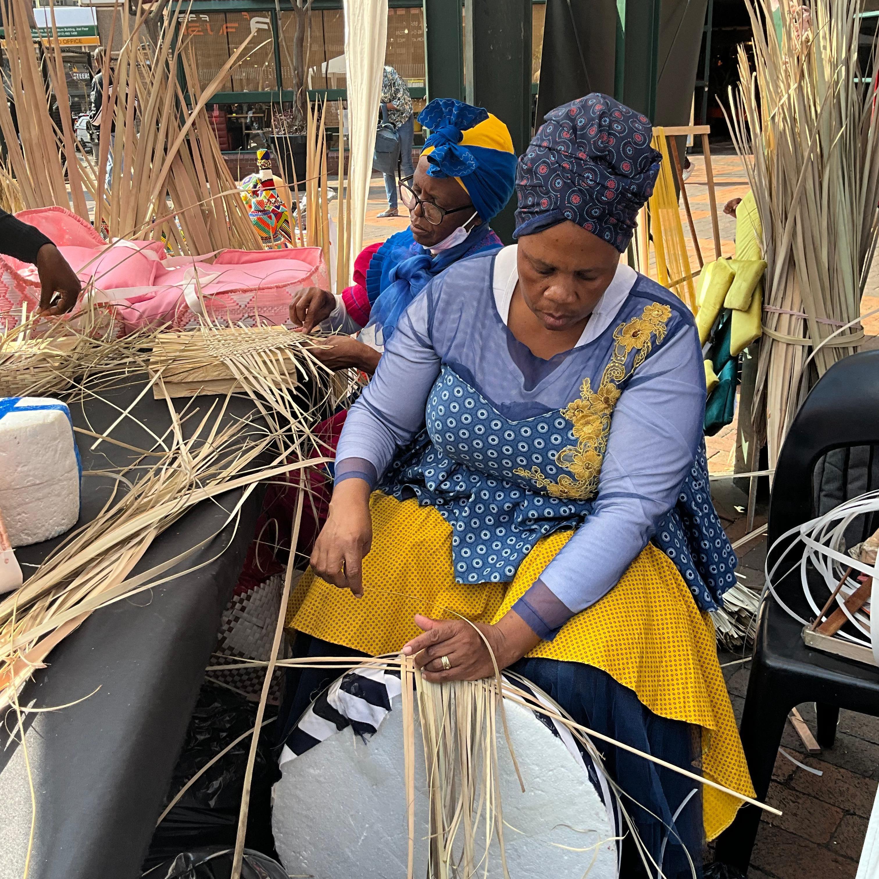 weaving skills on display