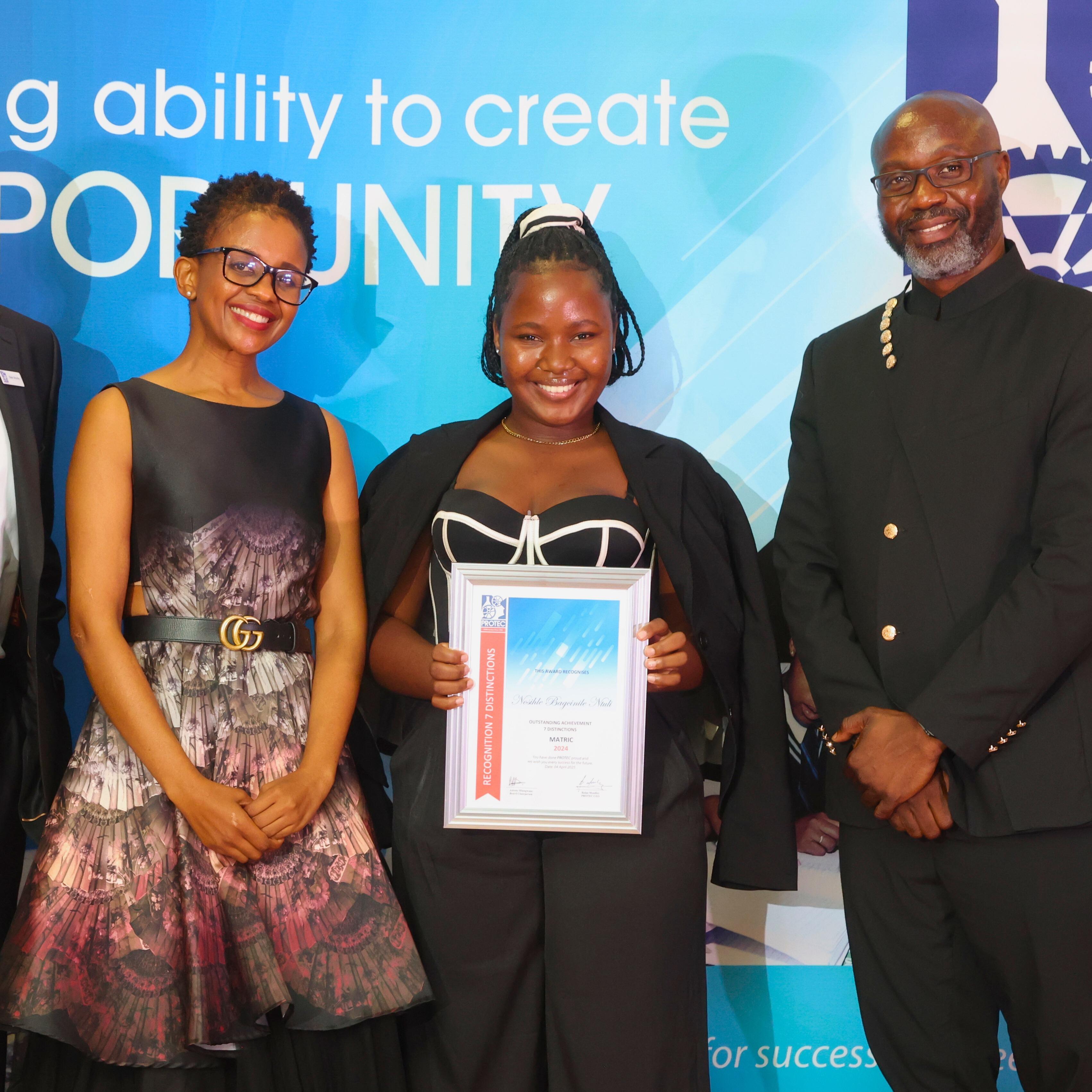 Nosihle Ntuli - Top Learner 2024 achieved 7 distinctions