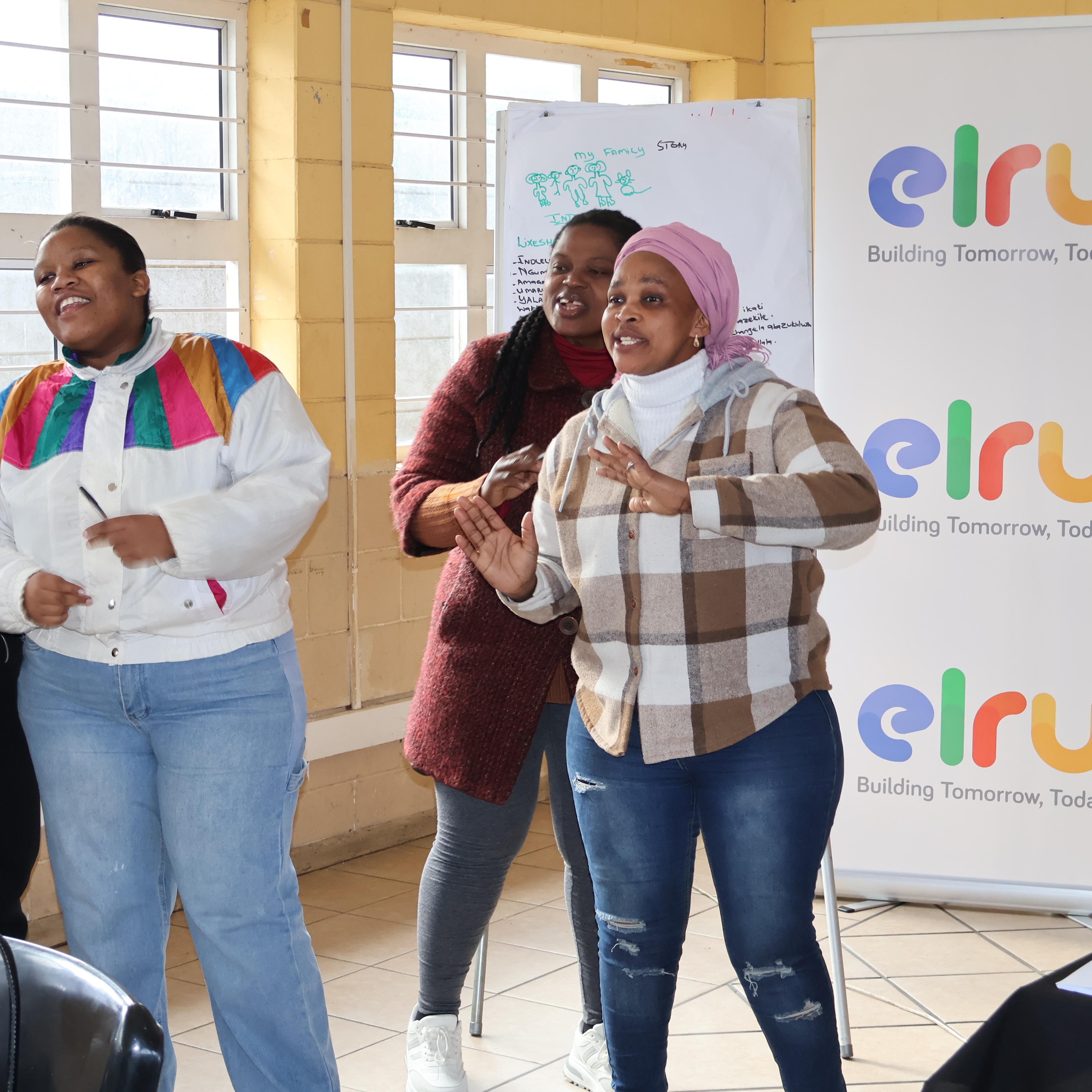 Thanks to the Fuchs Foundation, ELRU is training 60 early childhood development practitioners from Gugulethu on the National Curriculum Framework during Mandela Month.