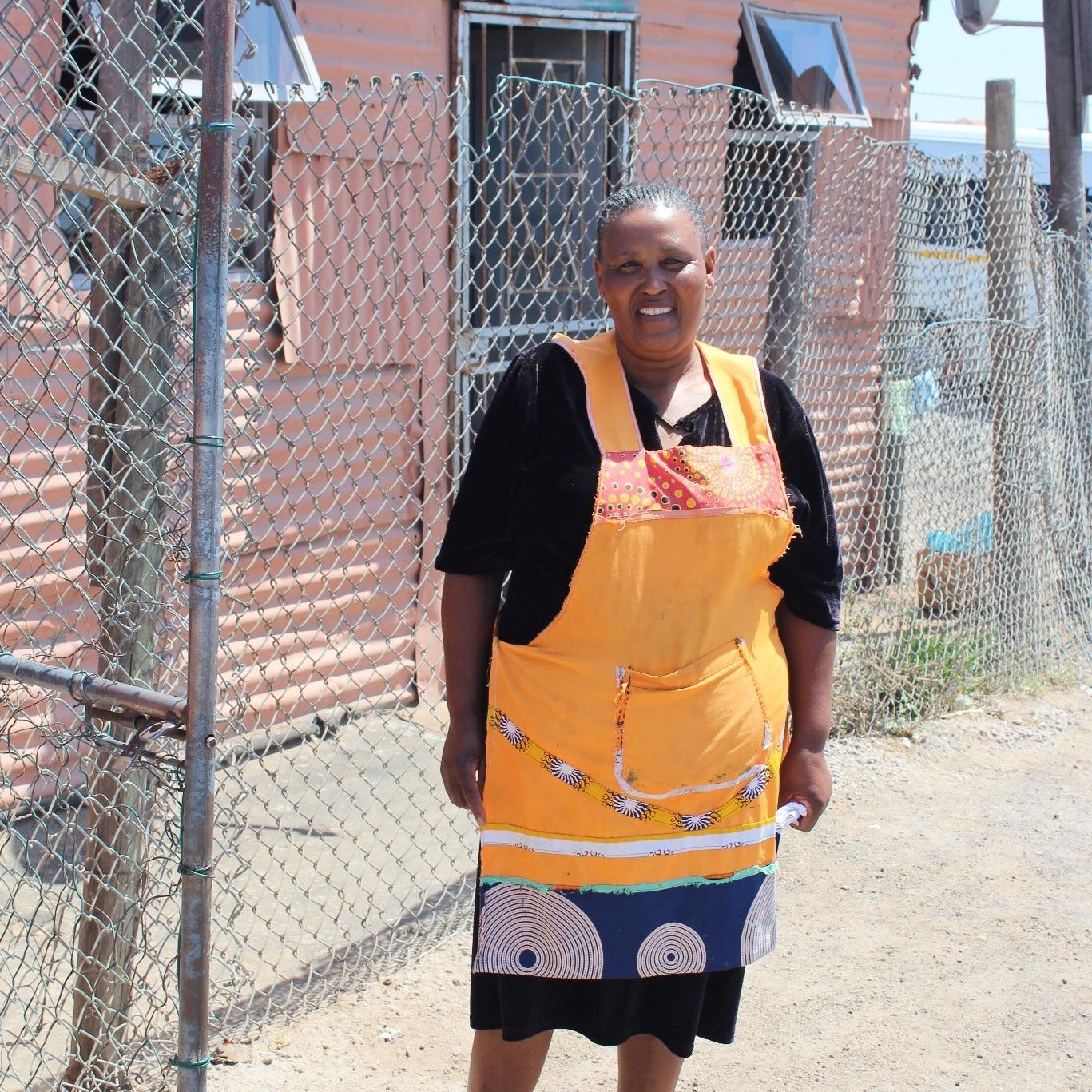 Nosipho Yesha, the principal of an ECD centre in Vredenburg, is supported by ELRU.