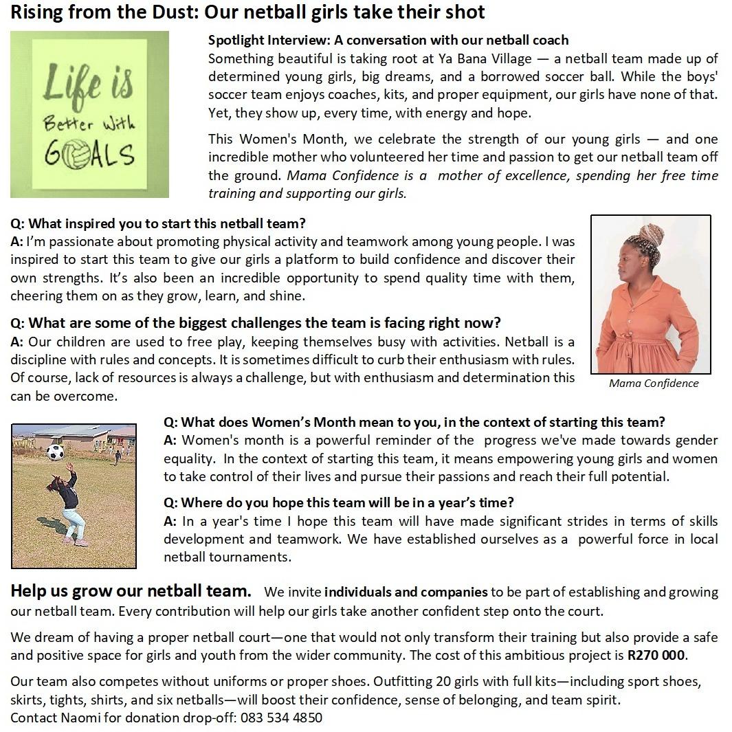 August 2025 Newsletter