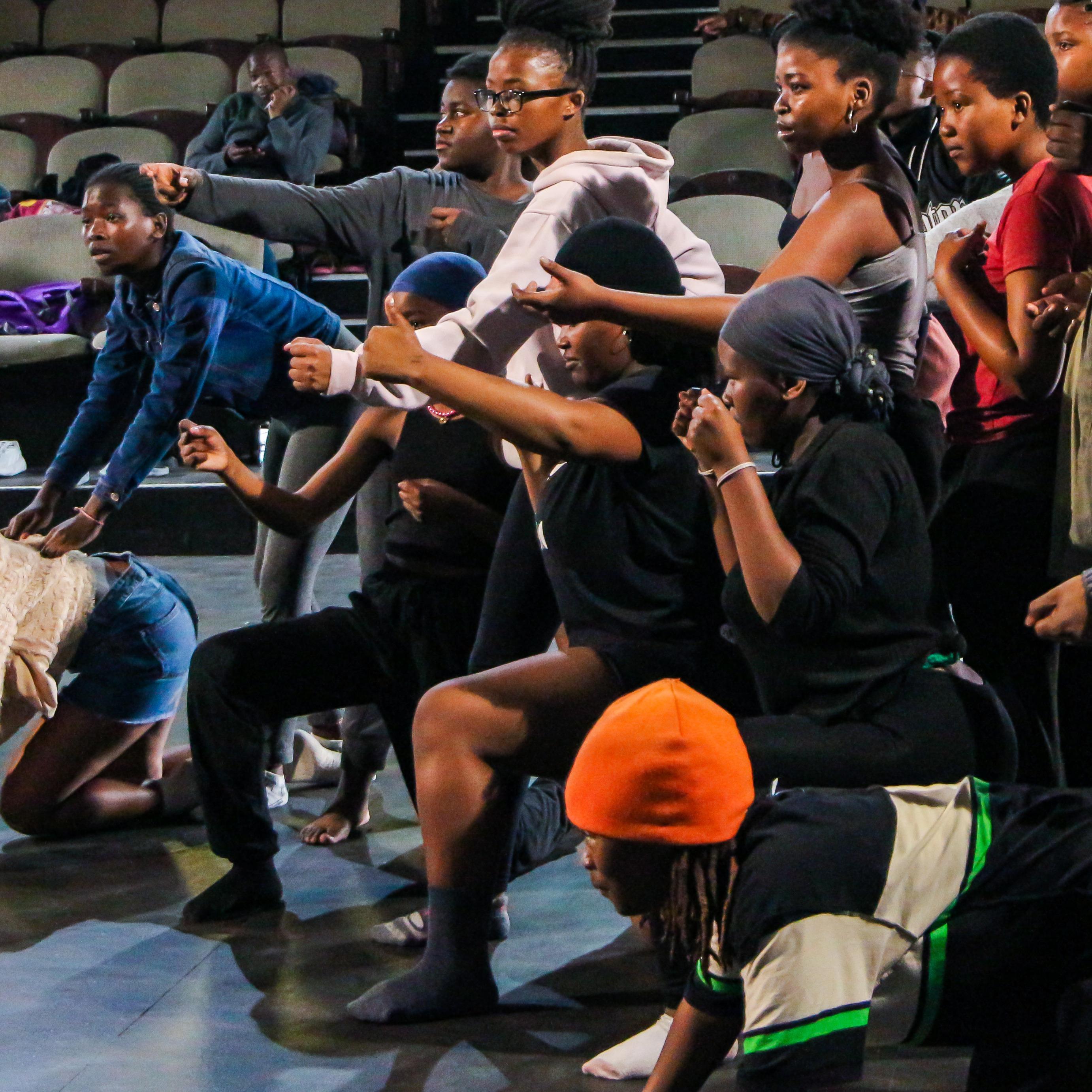 Culture Gangs 'Acting for Camera' workshop. Photo Phakamani Waka