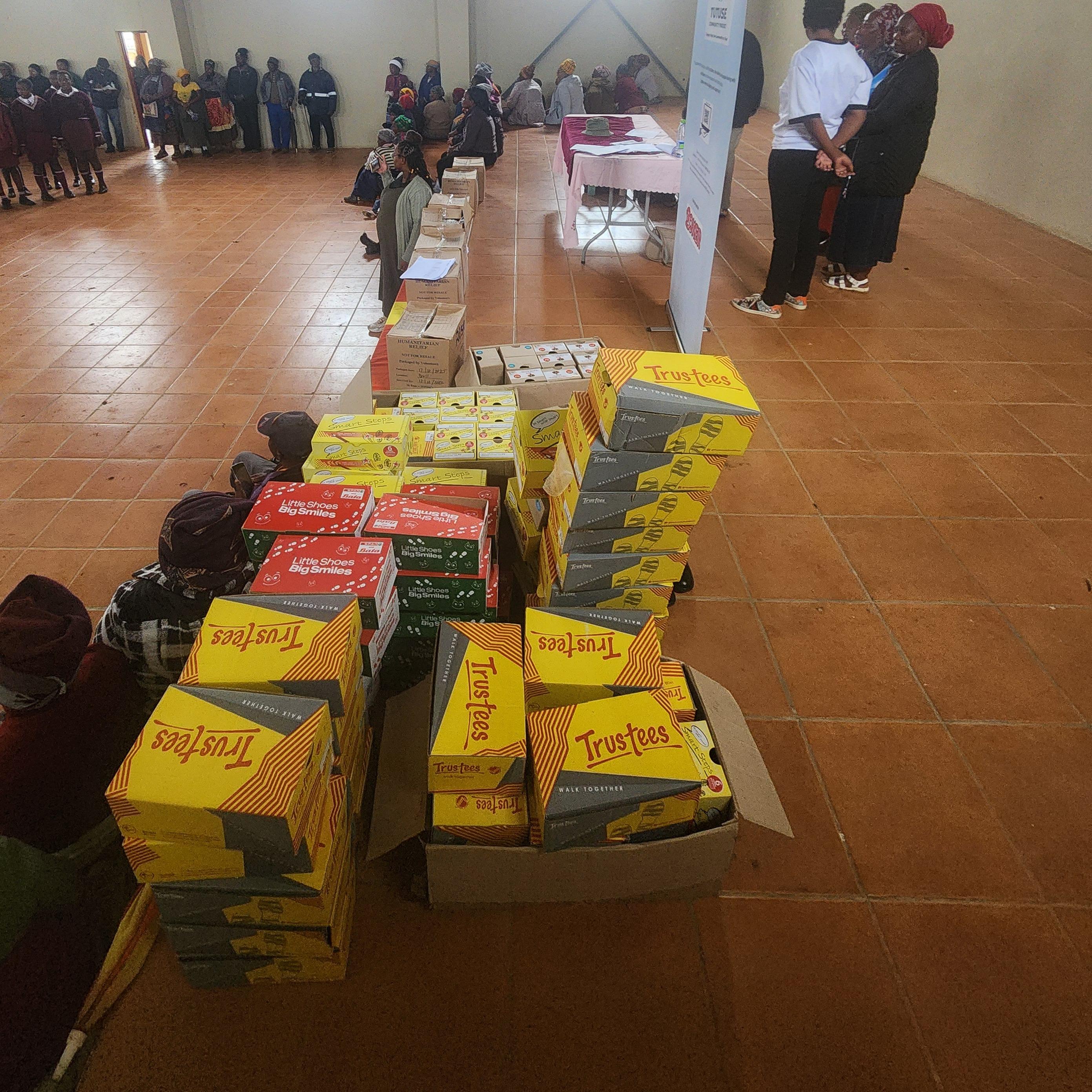 I'm doing shoes drive to our rural children in #Transkei