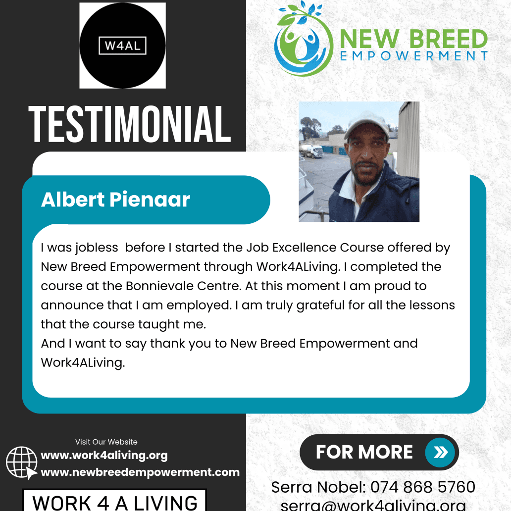 Albert Pienaar's story