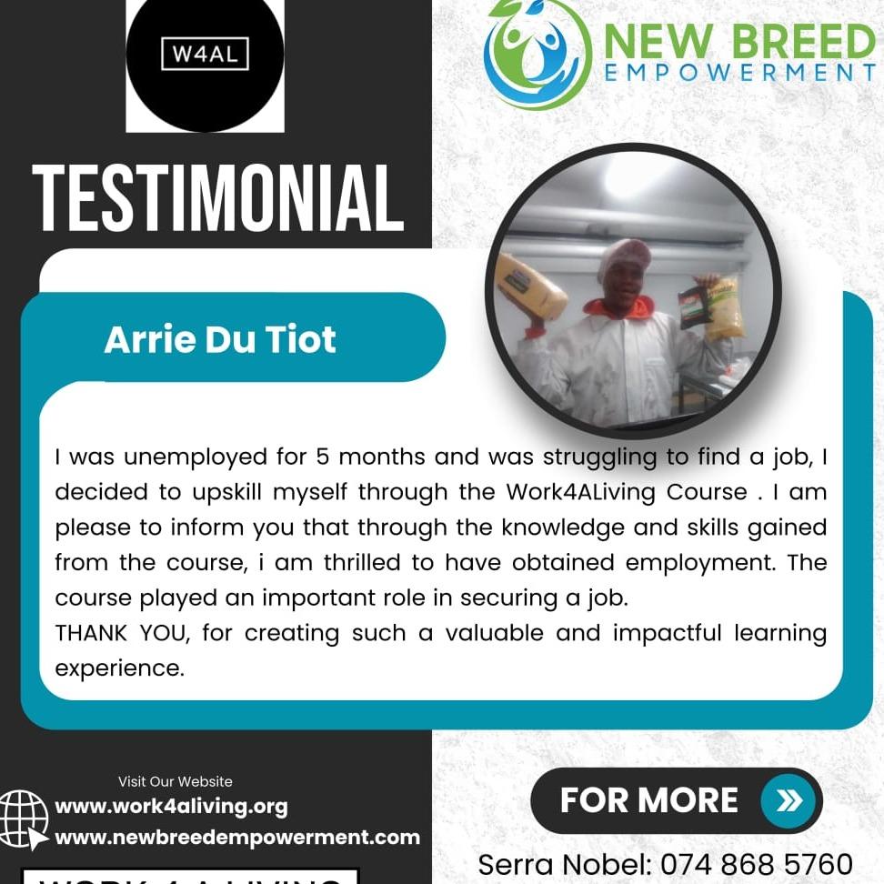 Arrie du Toit's story