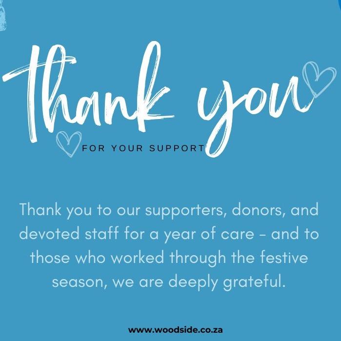 Thank you to all our wonderful donors