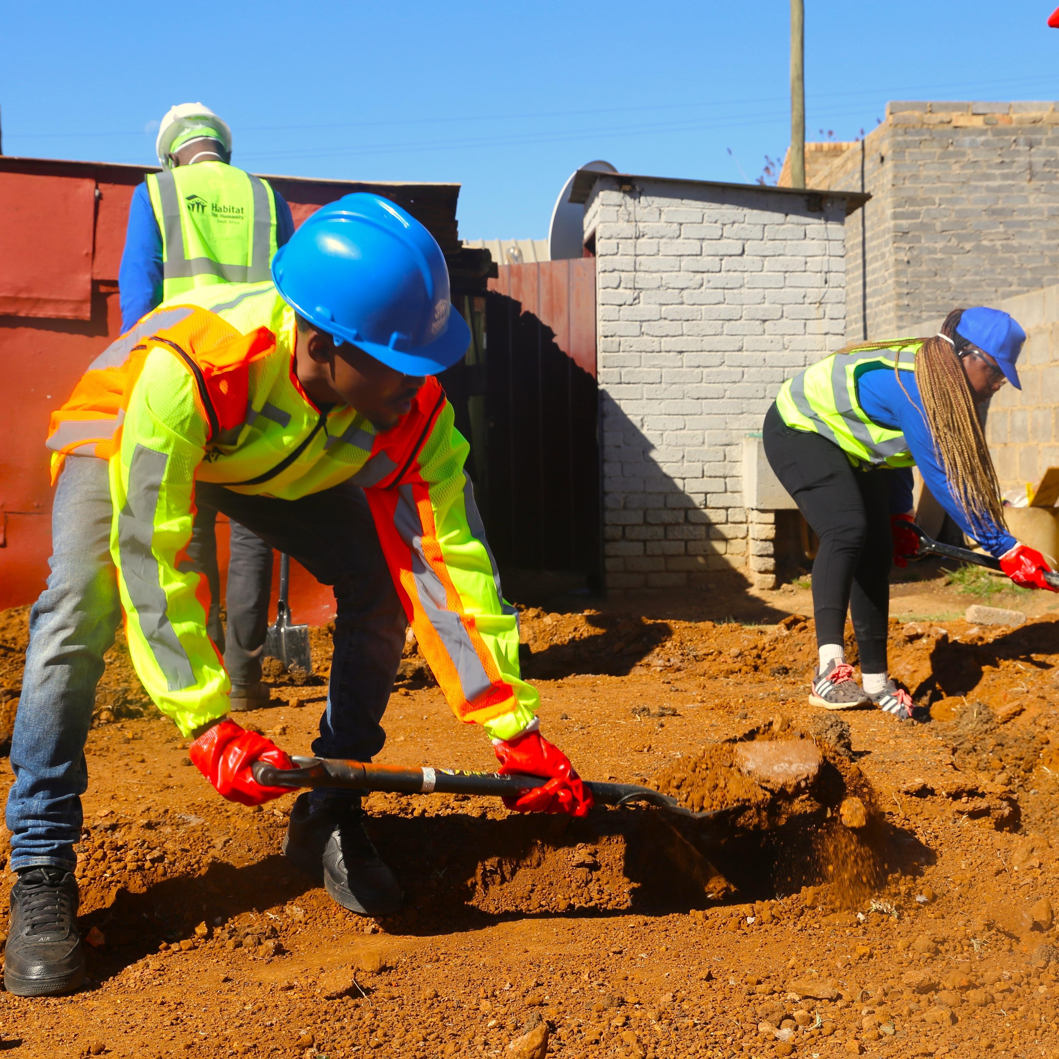 Nelson Mandela Build week in Orange Farm