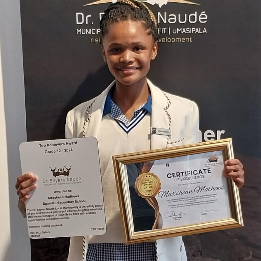 Maxshean Matthews - Spandau SSS in EC-Mayoral Award