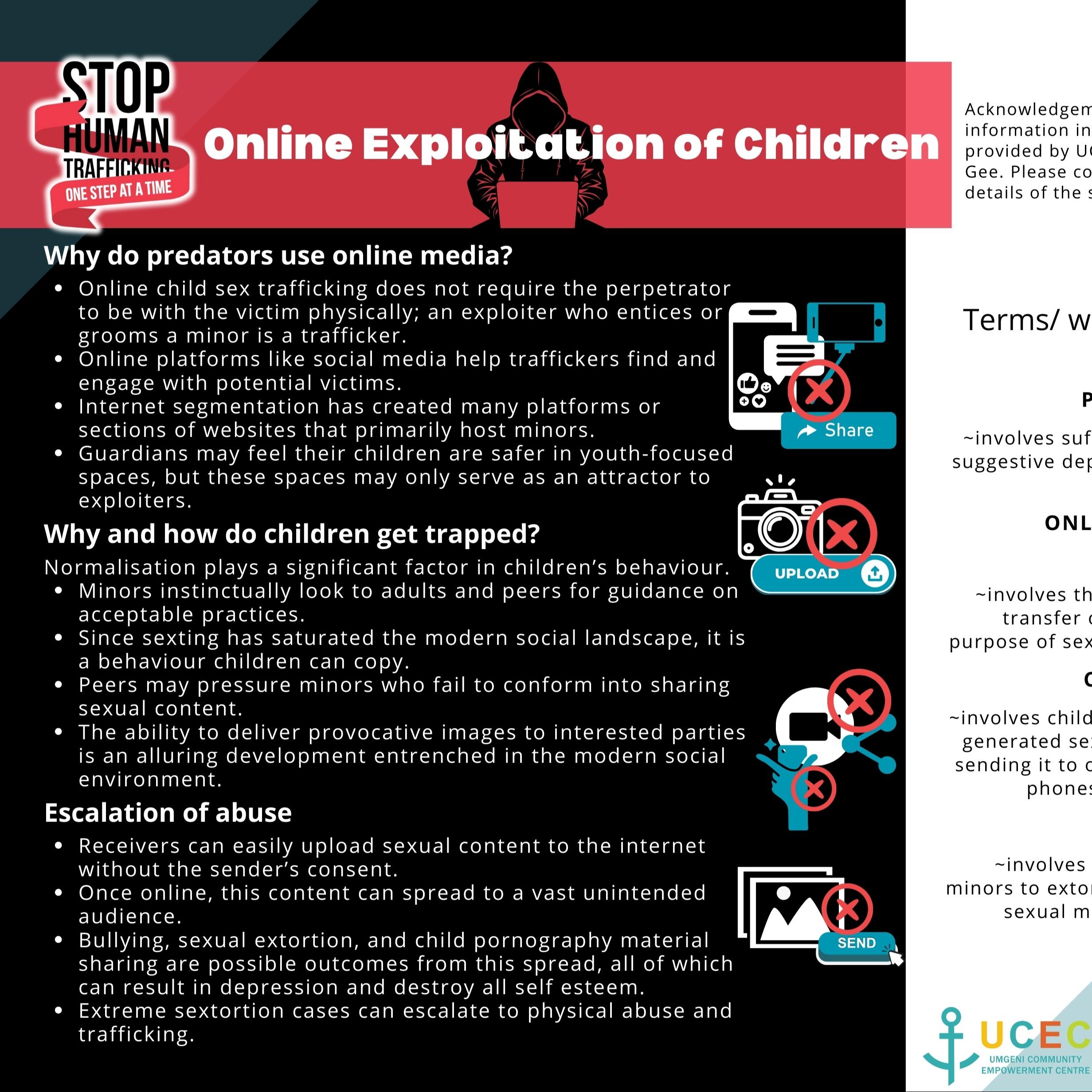 UCEC Online awareness information