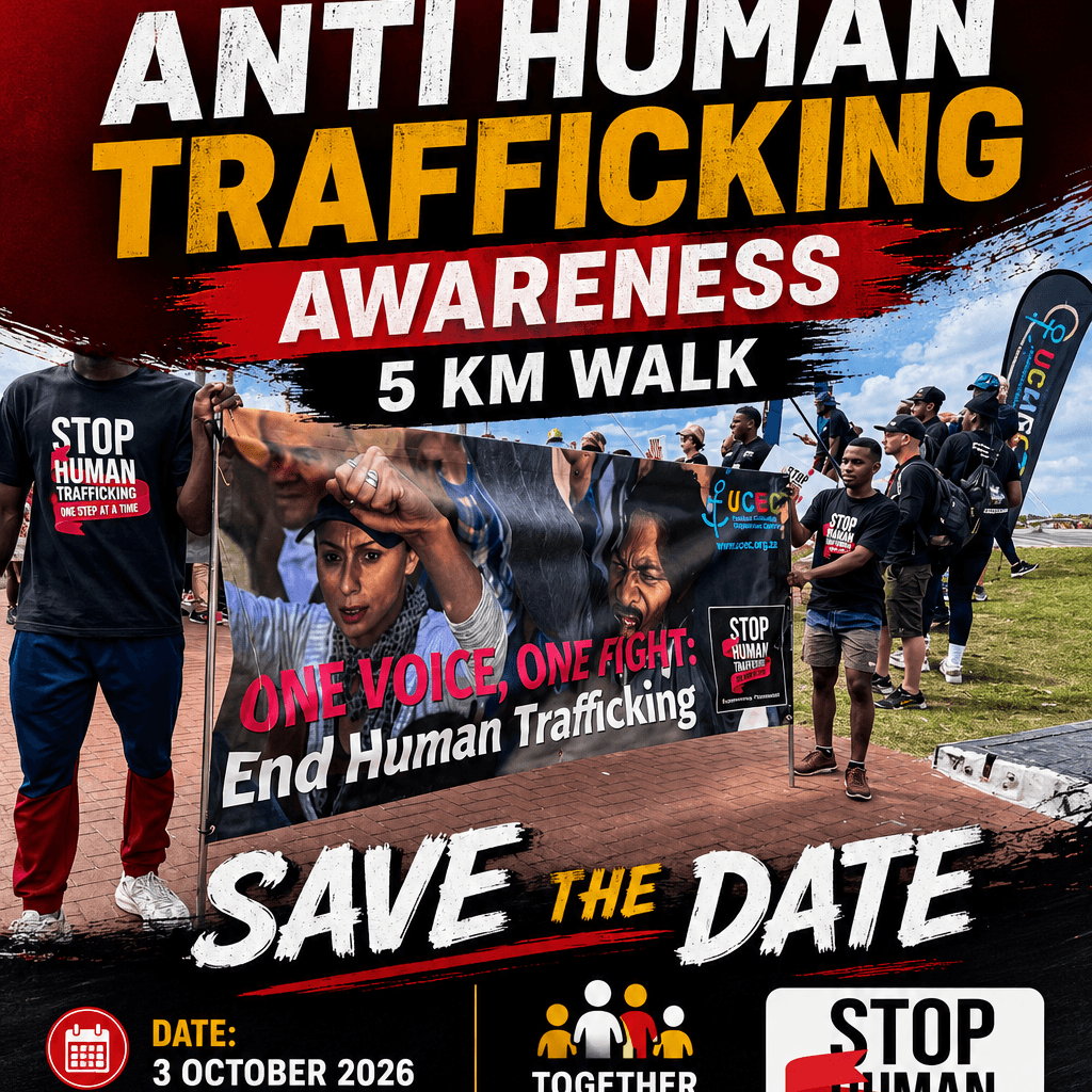 03 October 2026 - Save the date for UCEC's 13th Annual Anti Human Trafficking Awareness Walk!