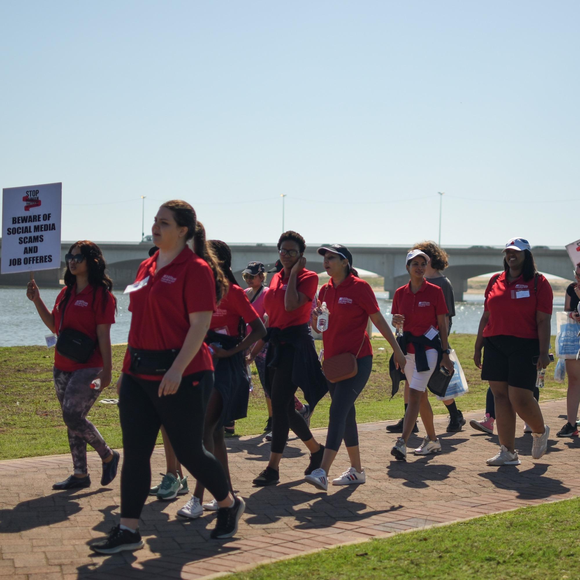 UCEC 2024 Walk - group of walkers