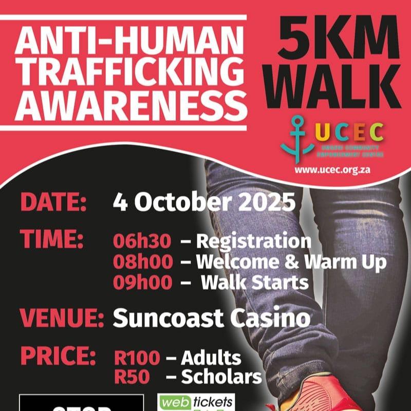 The 12th Annual Anti Human Trafficking Awareness Walk: Happening on Saturday, 04 October 2025!