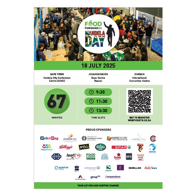 Food Forward SA Mandela Day Packing Event