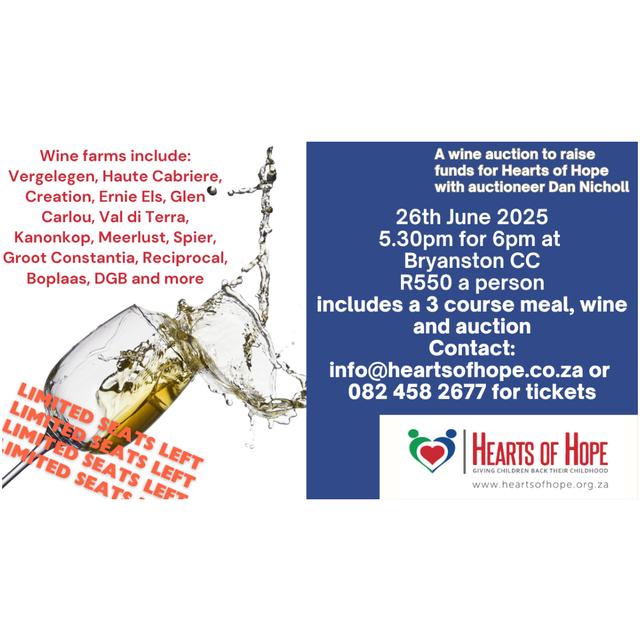 Hearts Of Hope Wine Auction