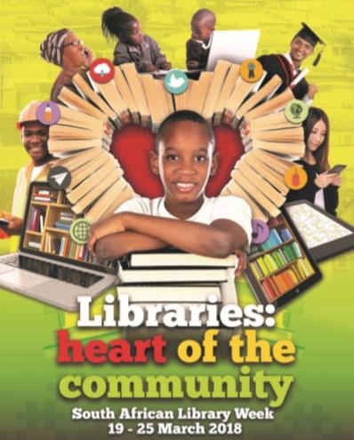 This year's theme is Libraries: heart of the Community.