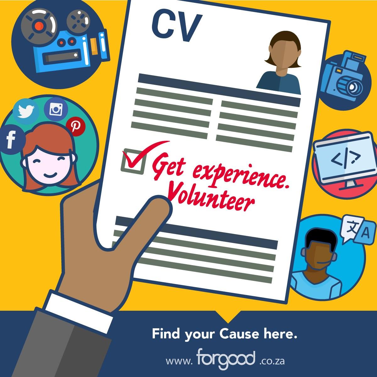 Improve your CV – volunteer