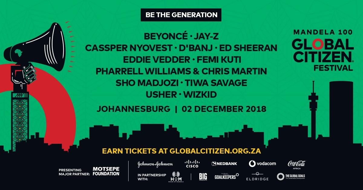 What is the Global Citizen Festival: Mandela 100?