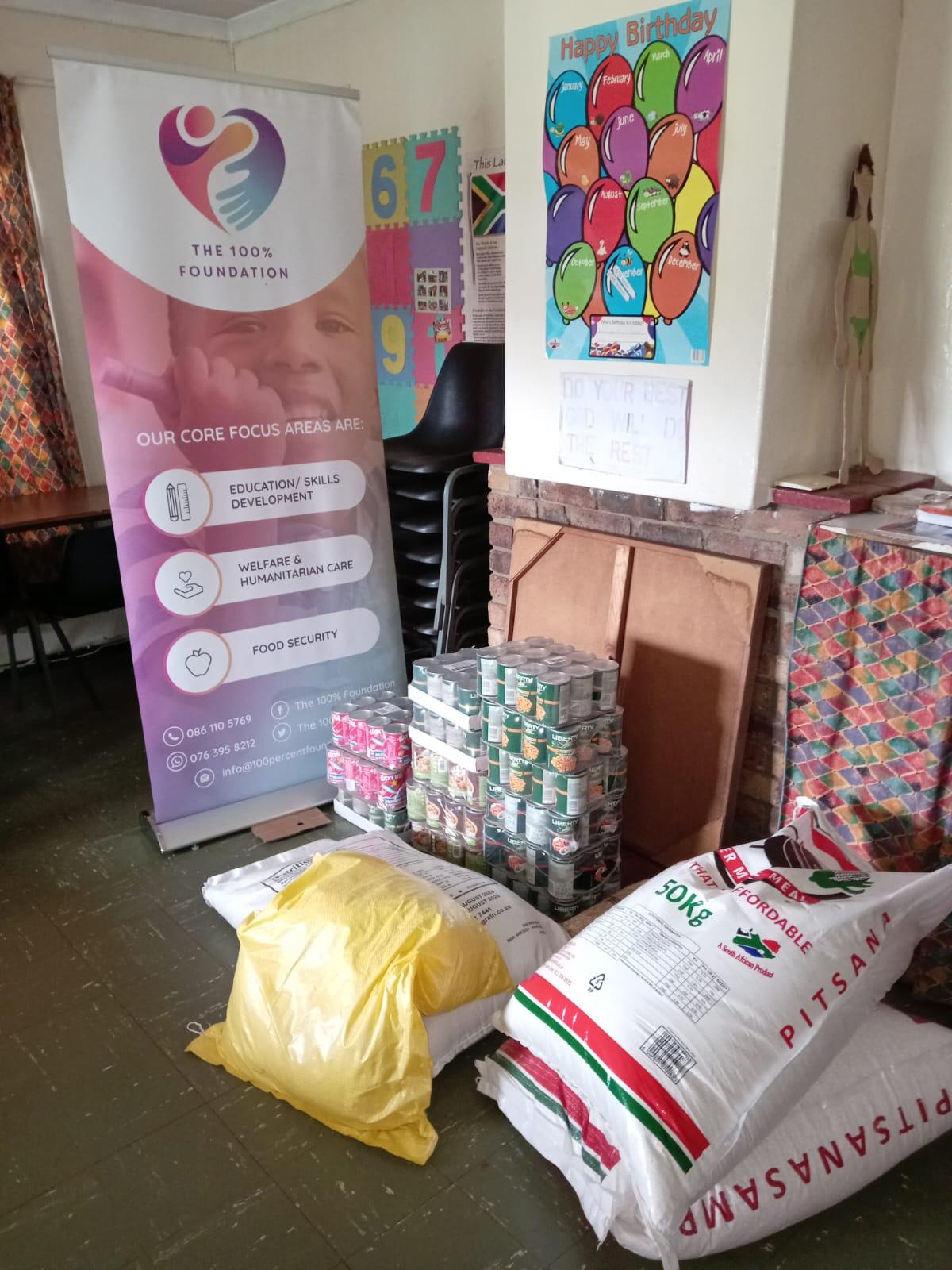 Monthly food donation